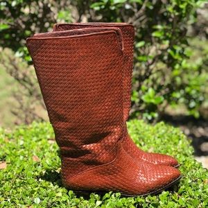 Cole Haan- Brown Leather Boots, 6B